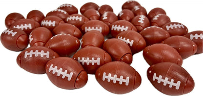 GIFTEXPRESS Football Fidget Spinners - 36 Piece Brown Color Kids 2" Party Favor Toys - Bulk Mini