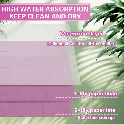 100pcs Disposable Changing Liner 2-ply Baby Changing Station Pad Disposable Changing Pads Diaper