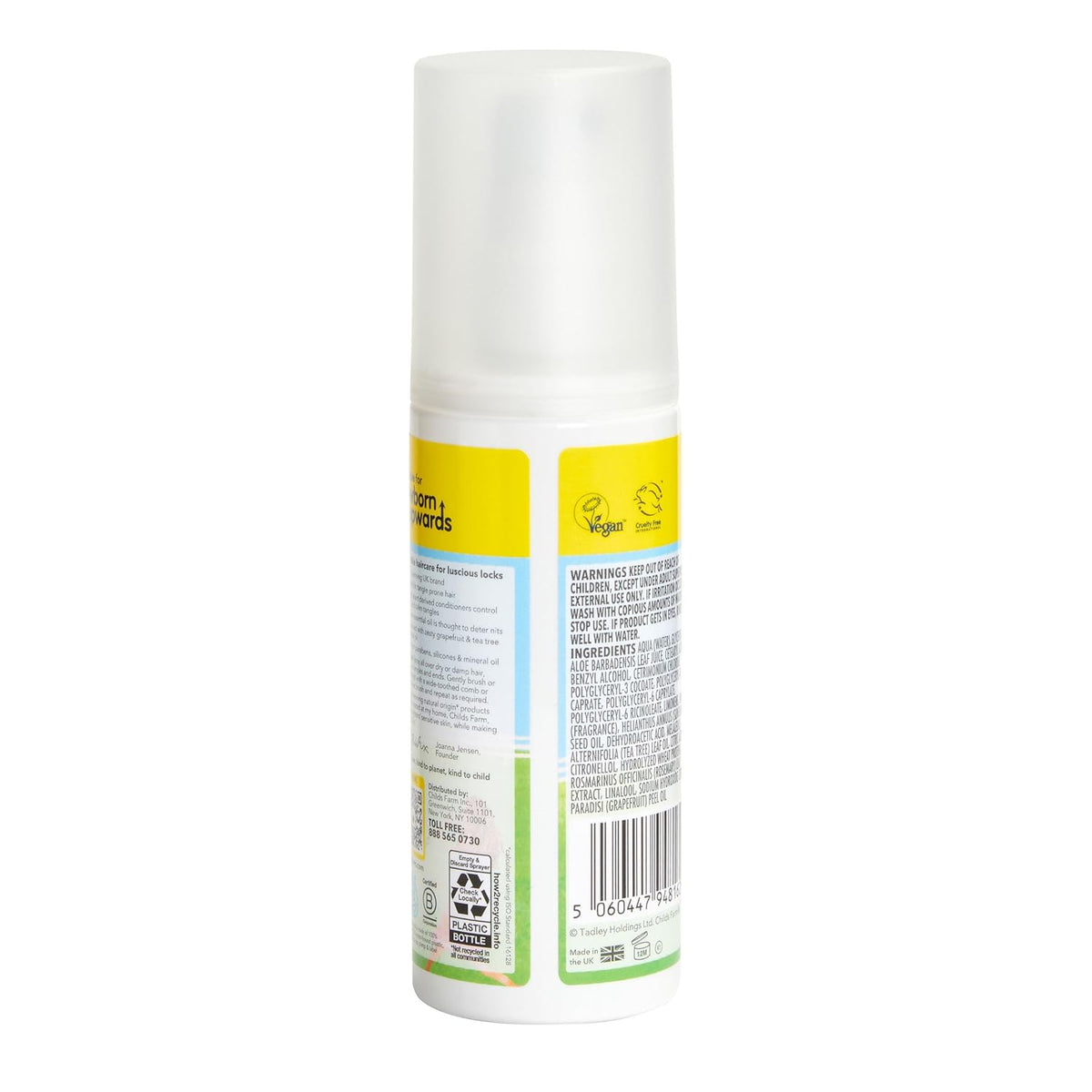 Childs Farm, Kids Hair Detangler, Grapefruit & Organic Tea Tree, Suitable for Dry, Sensitive &