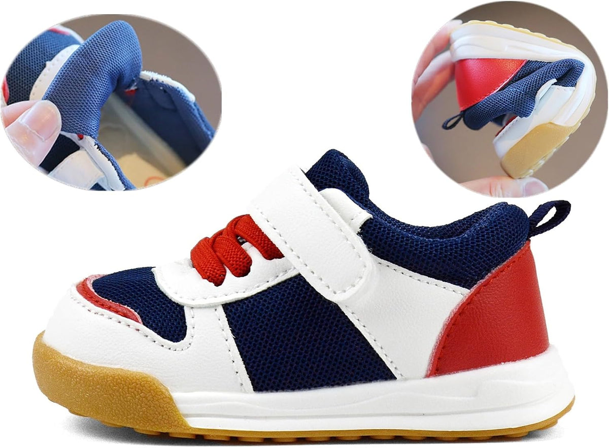 Baby Boy Girl Shoes Infant Non Slip Sneakers Breathable Lightweight Toddler First Walking Shoes 6