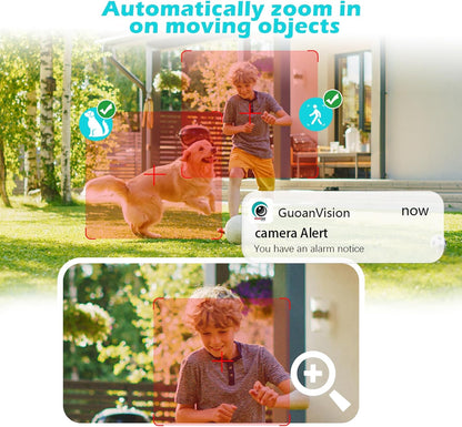 5G Outdoor/Indoor Security Camera,1080P Baby Monitor Cameras for Bedroom/Elder/Dog/Pet Camera,IP66