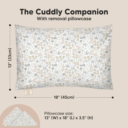 Toddler Pillow with Pillowcase - 13x18 My Little Cuddly Pillow, Viscose Derived From Bamboo Nursery