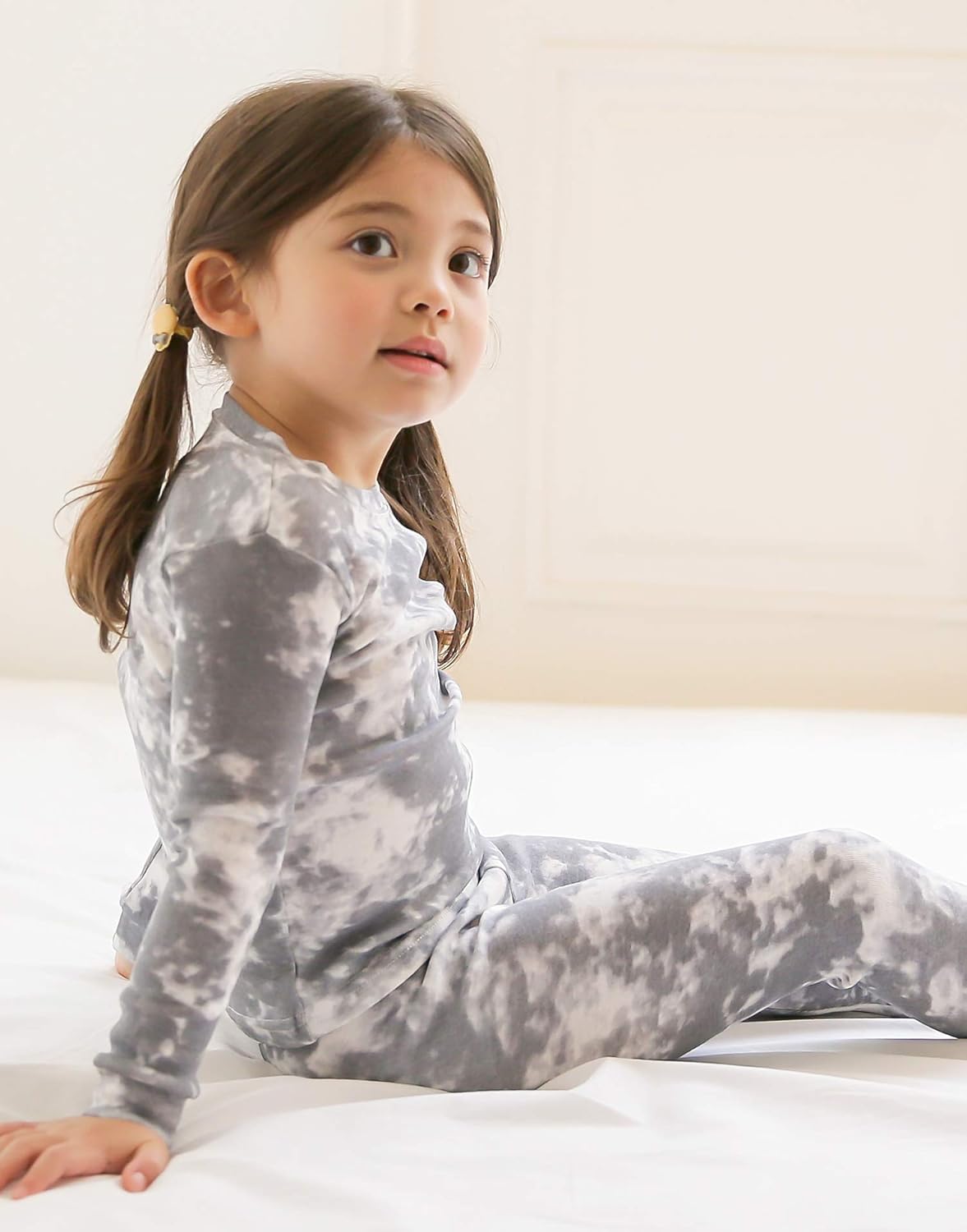 VAENAIT BABY 12M-12Y Toddler Kids Boys Girls 100% Cotton Marbling Tiedye Sung Fit Sleepwear Pajamas
