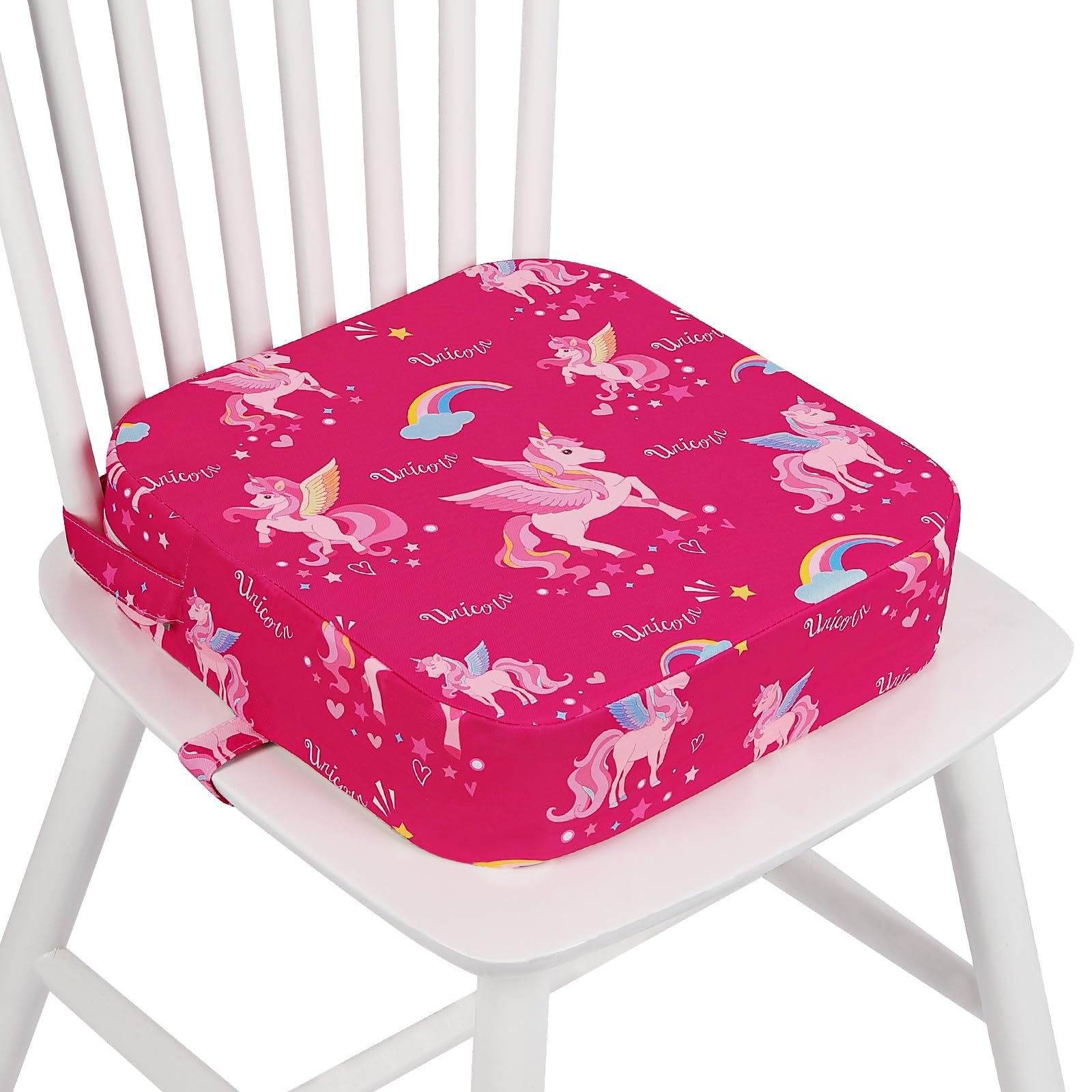 Toddler Booster Seat for Dining Table Kitchen Chair, 4" Kid Booster Cushion