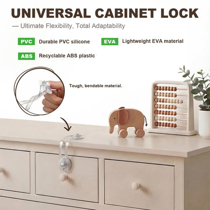 Hoxutym Baby Proofing Kit for Child, 45 Pack Child Safety Pack – Cabinet & Drawer Locks, No Drill