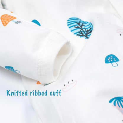 Baby Boys Girls Cotton Footies Multi Pack Long Sleeve Baby Footed One-Piece Jumpsuit Multi Pack