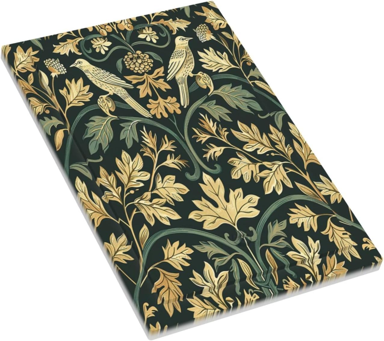 Light Switch Cover Plate William Morris Vintage Botanical Birds Golden Green Leaves 1 Gang No