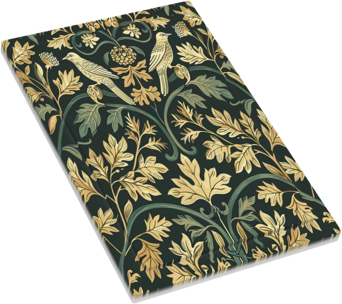 Light Switch Cover Plate William Morris Vintage Botanical Birds Golden Green Leaves 1 Gang No