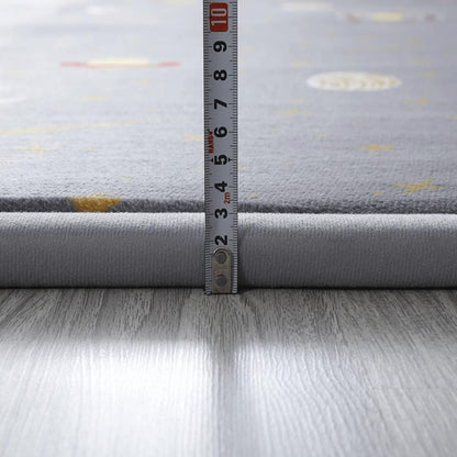Loartee Coral Velvet Area Rug - 1" Thick Memory Foam Baby Play Mat, Washable Toddler Carpet, Home