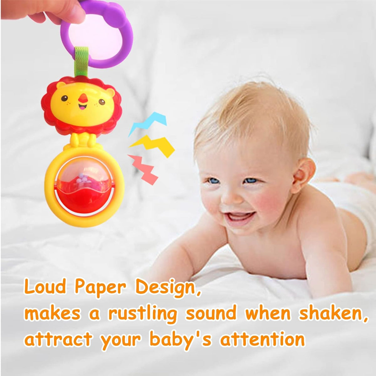 Baby Toys, Cartoon Animal Hanging Rattle Toys, Handbells Baby Rattles, Baby Bed Crib Car Seat
