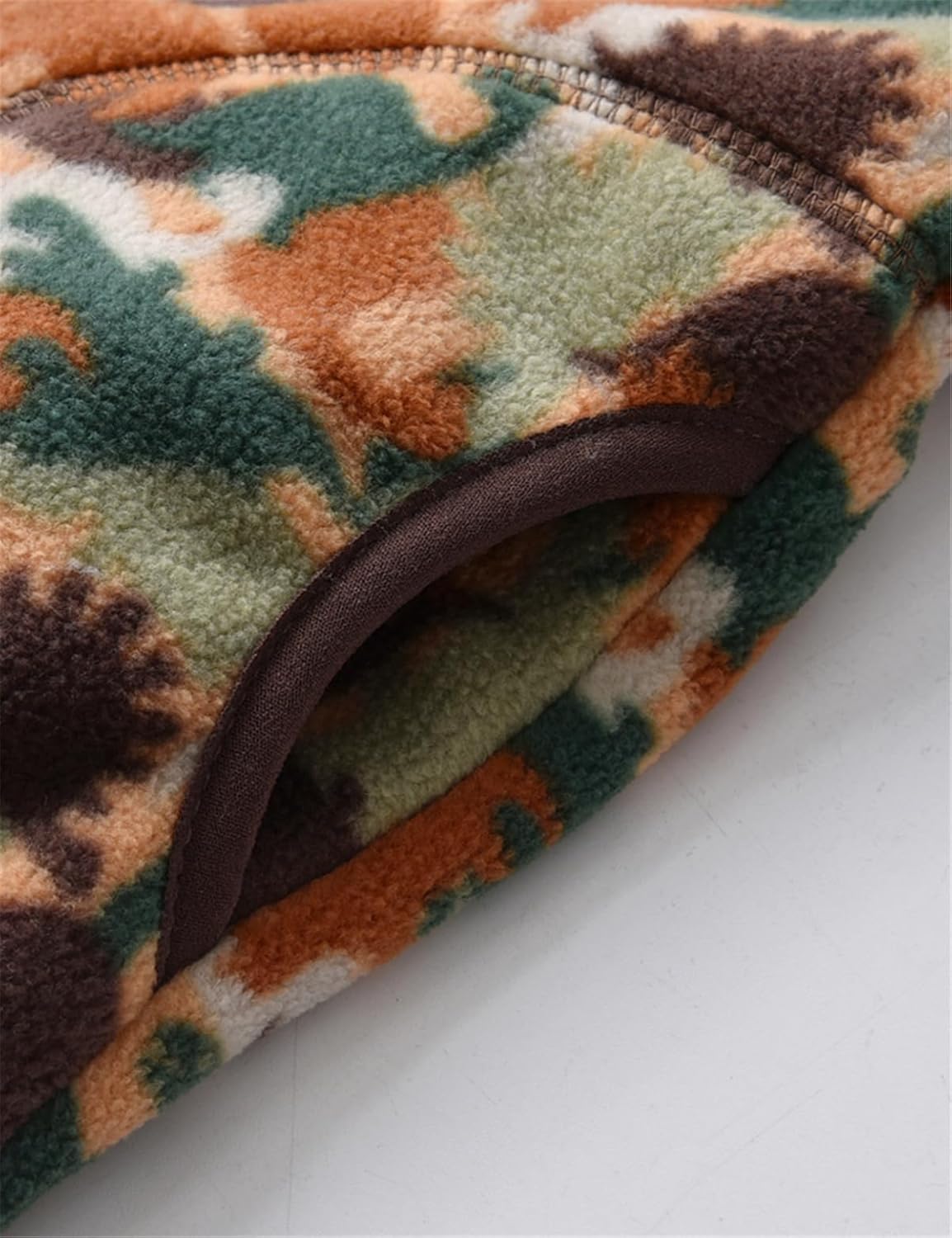 Kids Printed Polar Fleece Jacket Toddler Baby Boys Girls Autumn Winter Warm Sherpa Lining Outerwear