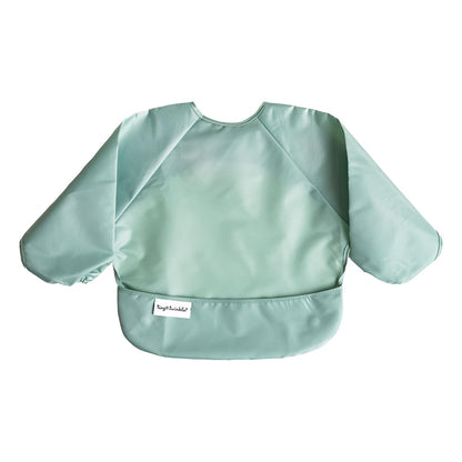 Tiny Twinkle Mess Proof Baby Bibs, 2pk Waterproof Smock Baby Bibs for Eating, Machine Washable Long