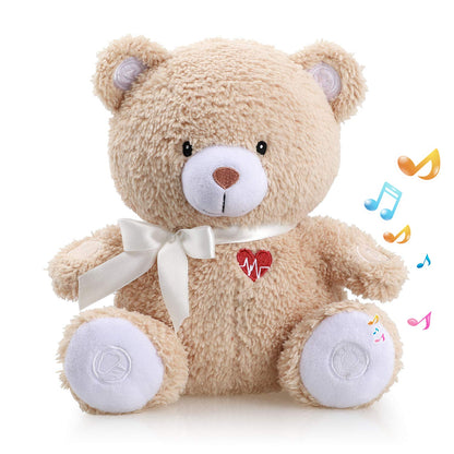 BEREST Baby Cry Activated Sleeping Aid Soother, White Noise Machine Infant Stuffed Animal Baby
