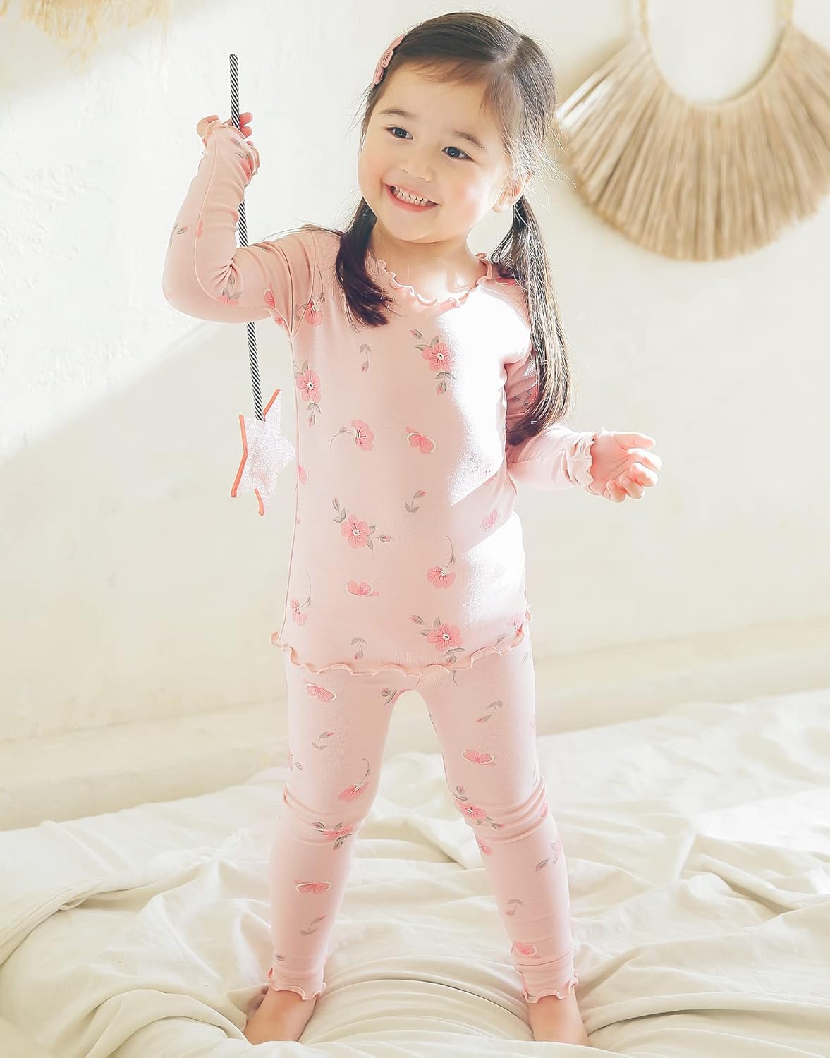 VAENAIT BABY 6M-12Y Kids Unisex Girls & Boys Soft Comfy Modal Tencel Sleepwear Pajamas 2pcs or 4pcs