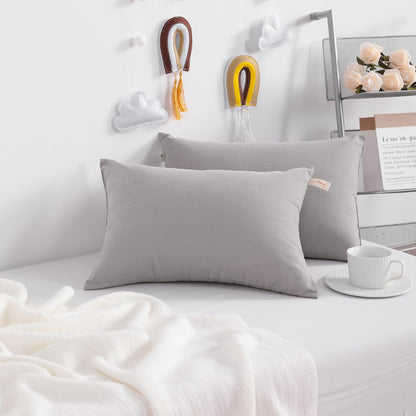 NTBAY Toddler Pillows, Down Alternative 13"x18" Pillows, Machine Washable - Soft and Breathable