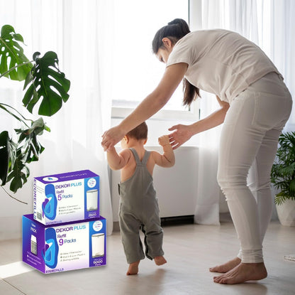 ECO-REFILLS Diaper Pail Refills - Fits Dekor PLUS Extra Thick, Powerful Odor Elimination & Fresh