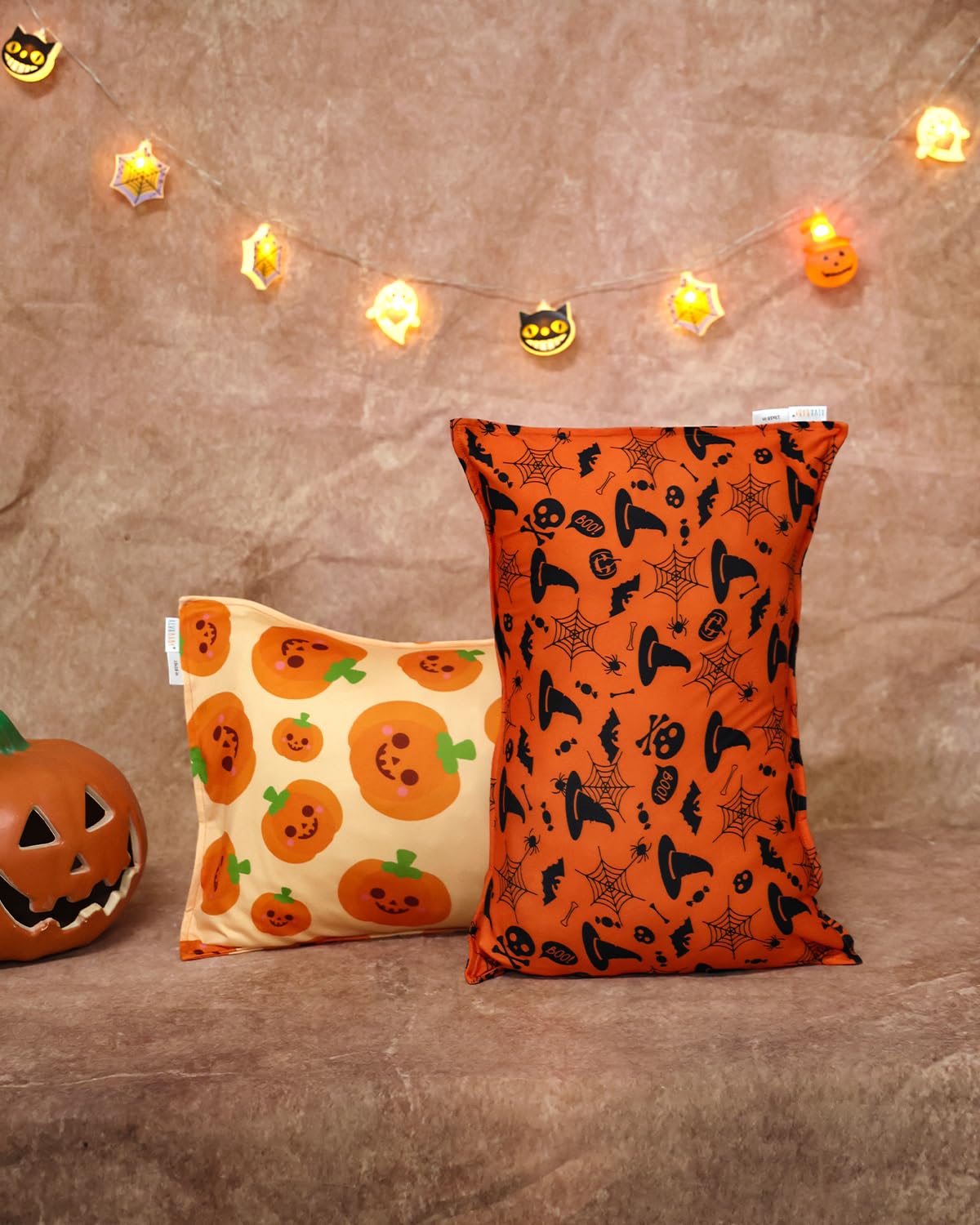 ALVABABY Toddler Pillowcases Stretchy Soft Kids Pillow Cover 2 Pack Fit 13"x 18" or 12"x16"