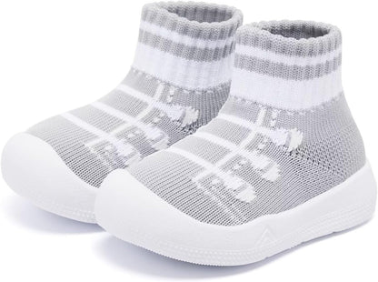 Eashi Baby Boy Girl Non-Skid Indoor Infant Walking Shoes Breathable Warm Elastic Sock Shoes with