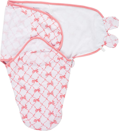 LollyBanks Baby Swaddles 100% Organic Cotton, 3-6 Months Baby Girl Swaddles with Easy Change