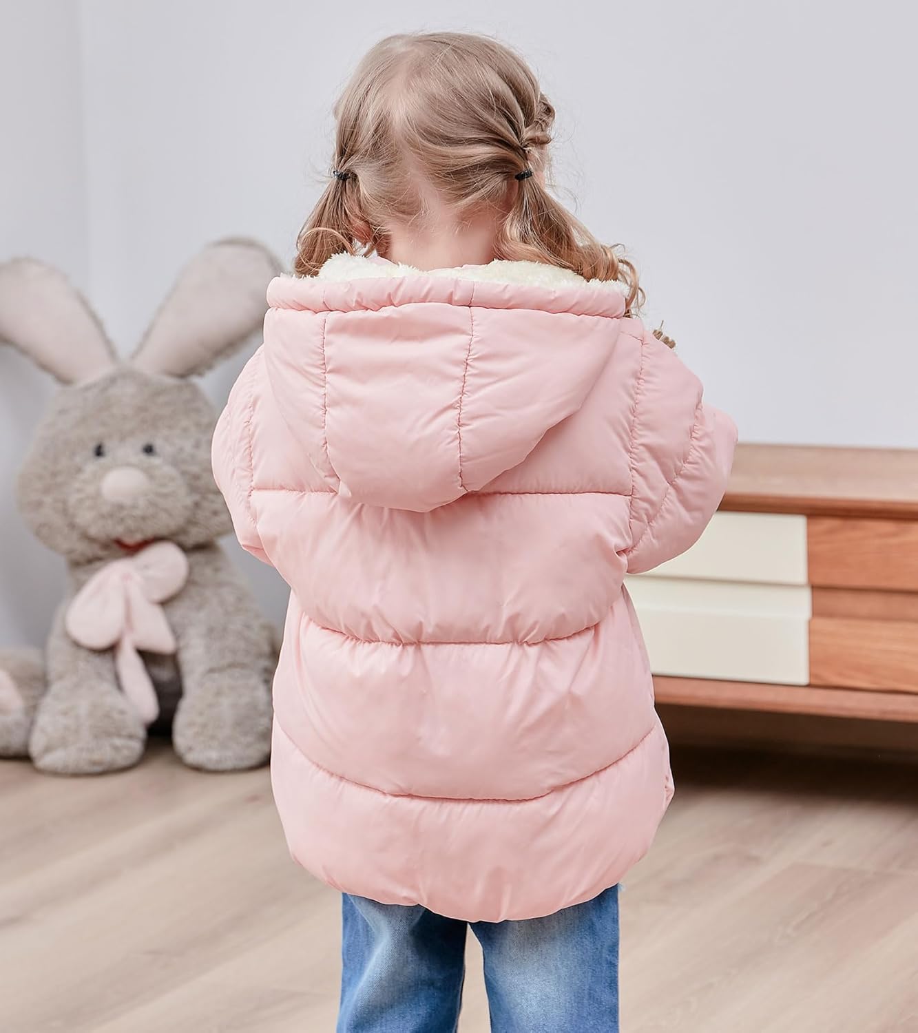 TUONROAD 1-6T Baby Girl Boy Winter Fleece Coats Toddler Warm Puffer Jackets Kids Down Alternative