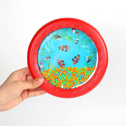 Musfunny Ocean Drum Wave Bead Drums Gentle Sea Sound Music Gift Musical Educational Sea Sound Drum