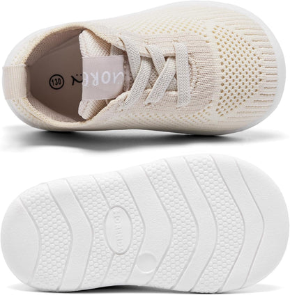 MORENDL Toddler Shoes Baby Walking Sock Shoes Infant Sneakers 0-4 Years Boy Girl Barefoot Tennis