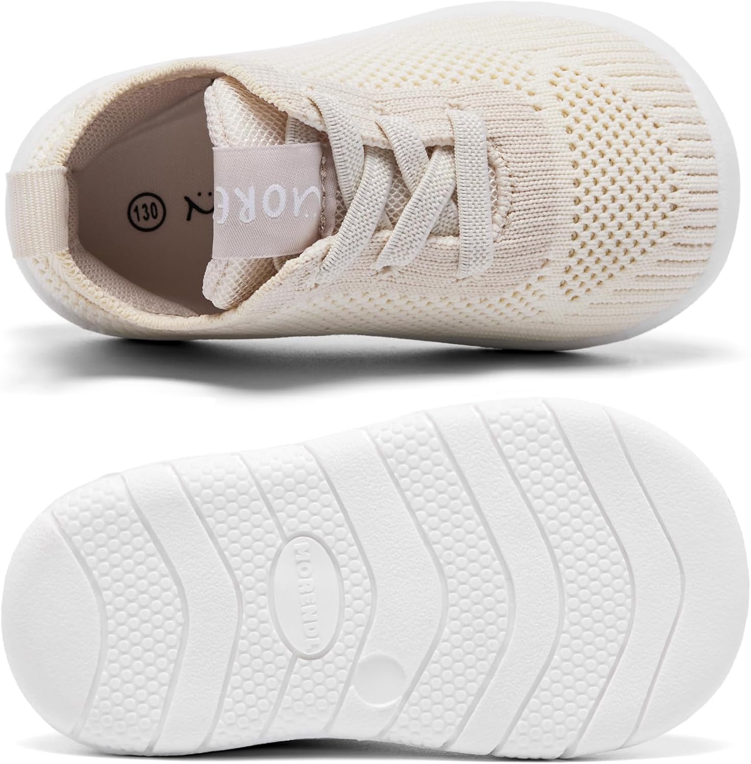 MORENDL Toddler Shoes Baby Walking Sock Shoes Infant Sneakers 0-4 Years Boy Girl Barefoot Tennis