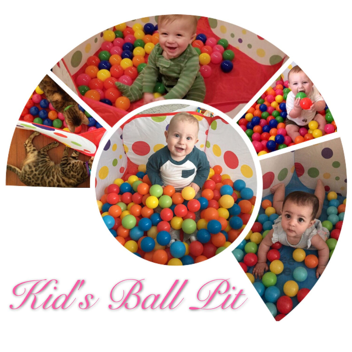EocuSun Kids Ball Pit Large Pop Up Toddler Ball Pits Tent for Toddlers Girls Boys for Indoor