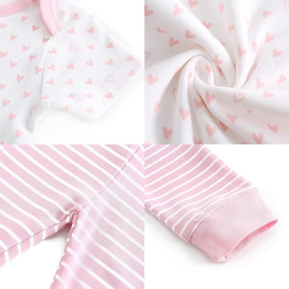 Newborn Layette Gift Set Bodysuits Pants for Baby Girl and Boy 24 Piece 100% Cotton Essentials and