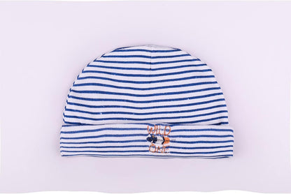 Baby Hat and Mittens Set Newborn Baby Hats Caps for Baby Boys Girls 0-6 Months 100% Cotton