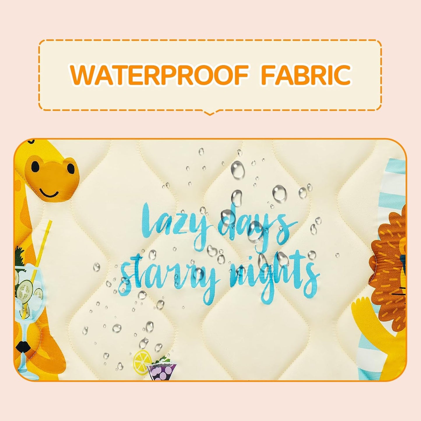 Baby Play Mat - Thicken 71x59 Inch Soft Foam Crawling Mat for Playpen & Floor, Non-Slip Waterproof
