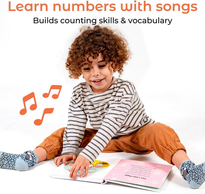 Cali's Books Number Book for Toddlers 1-3 - Learn to Count 1 2 3 Musical Books for Kids
