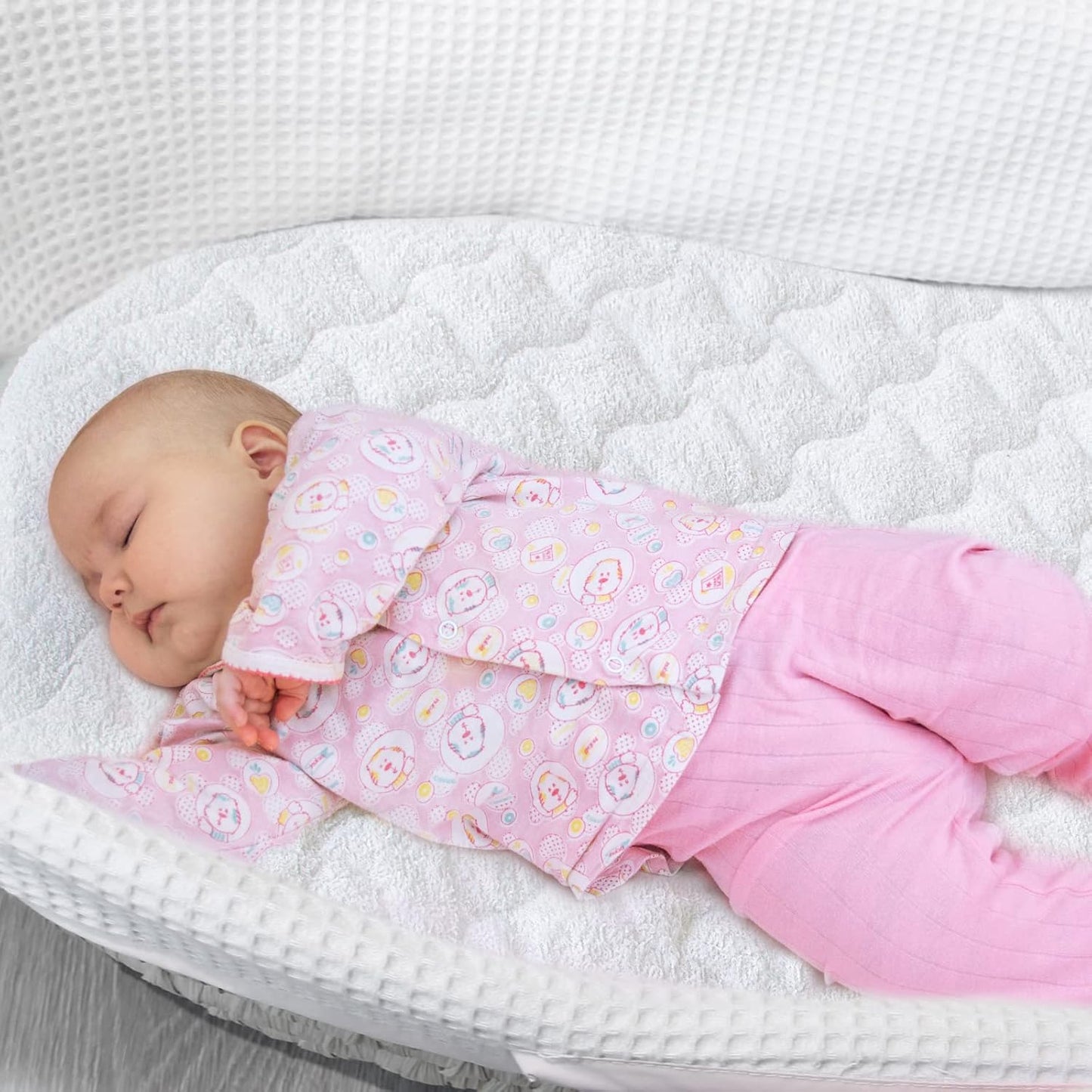 Bassinet Mattress Pad Cover 32" x 16" - Fit for Dream On Me Karley(Plus), Delta Children Deluxe