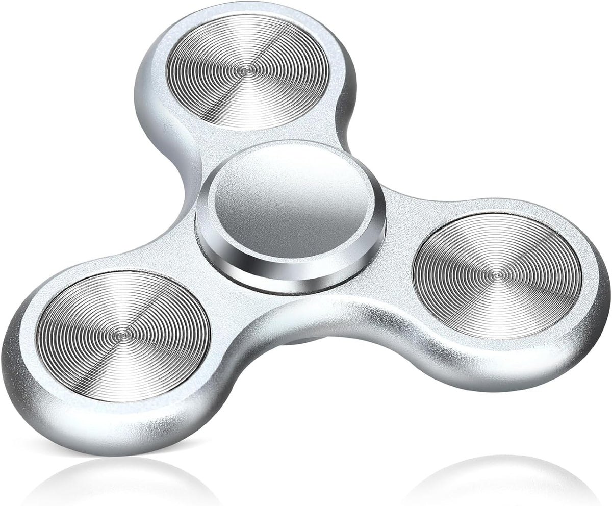 Metal Fidget Spinner for Adults, Silent Sensory Fidget Toys Adults Hand Spinners for ADHD Anxiety