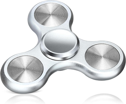 Metal Fidget Spinner for Adults, Silent Sensory Fidget Toys Adults Hand Spinners for ADHD Anxiety