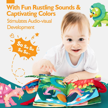hahaland Baby Books 0-6 Months,Infant Tummy Time Toy High Contrast Sensory Toys 6 to 12 Months