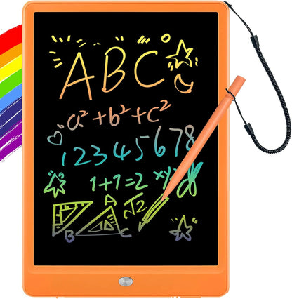 ORSEN LCD Writing Tablet 10 Inch, Colorful Doodle Board Drawing Tablet, Erasable Reusable Writing