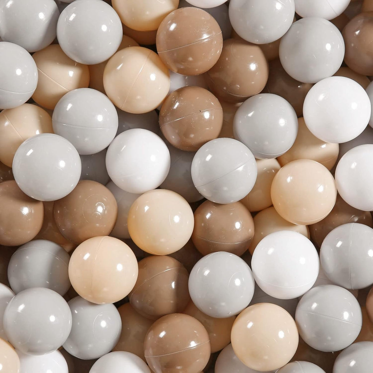 GOGOSO Ball Pit Balls for Toddlers,100pcs 2.15inch Crawl Balls BPA Free Crush Proof PlayBalls Soft