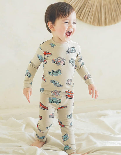 VAENAIT BABY 6M-12Y Kids Unisex Girls & Boys Soft Comfy Modal Tencel Sleepwear Pajamas 2pcs or 4pcs