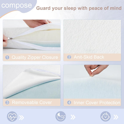 NeoBorn Pack and Play Mattress, 38 x 26 Pack N Play Mattress for Babies and Toddlers, Dual Sided