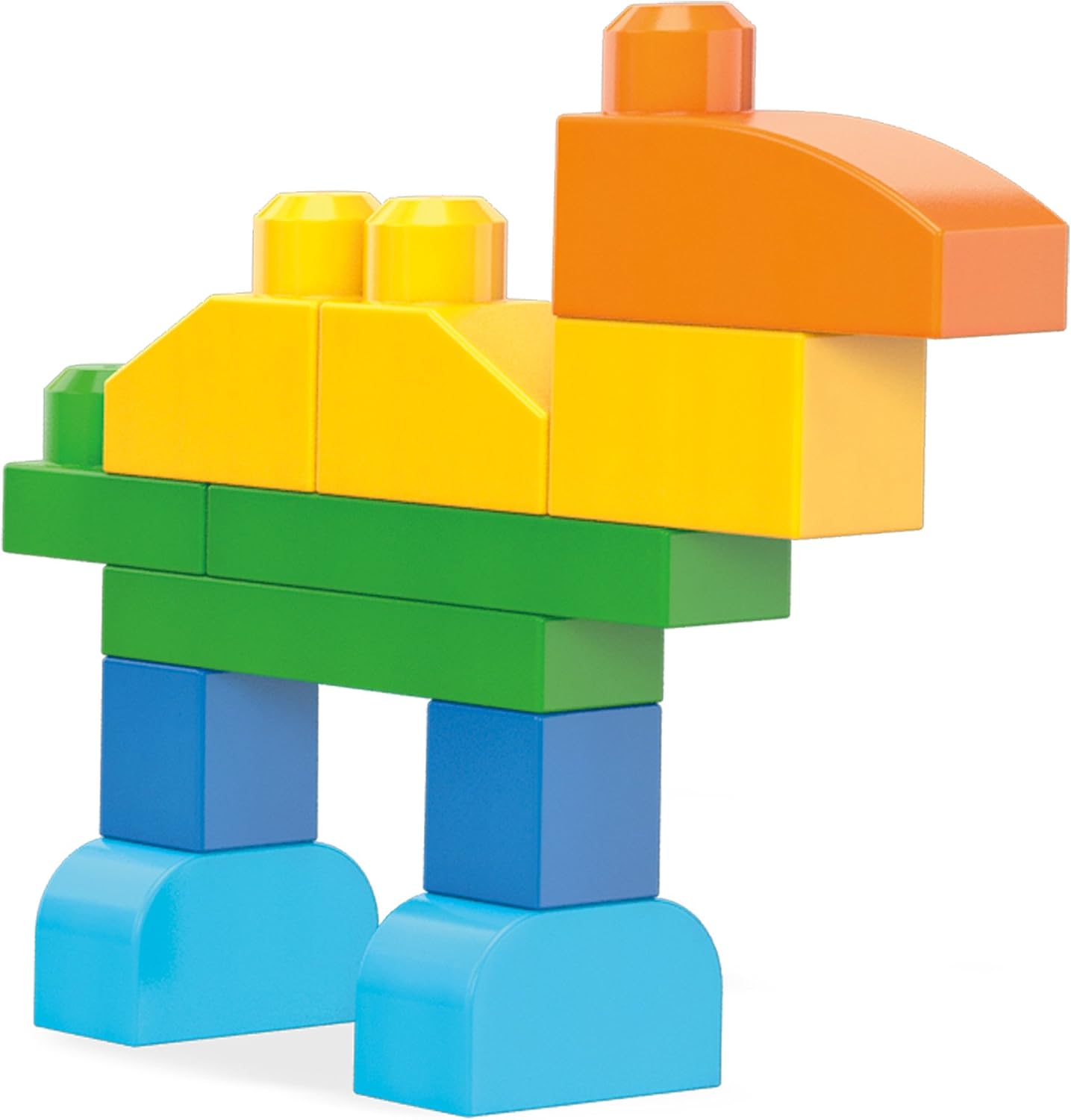 MEGA BLOKS First Builders Toddler Blocks Toys Set, Deluxe Building Bag with 150 Pieces and Storage