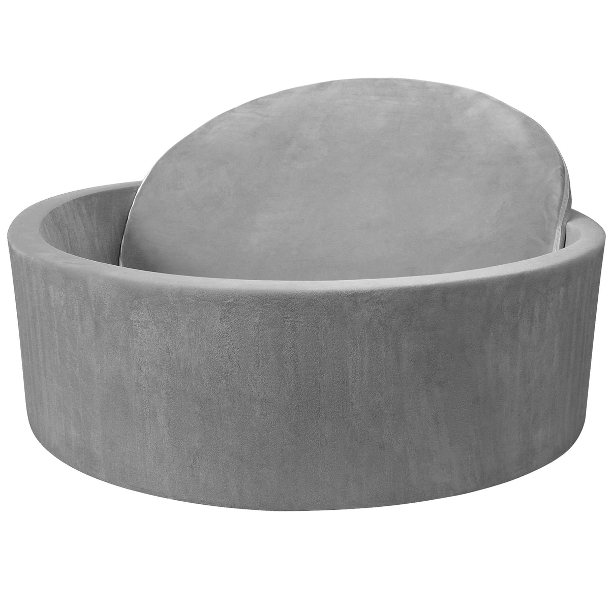 Baby Foam Ball Pit, 35.4"x 11.8" Ball Pits for Toddlers,Grey