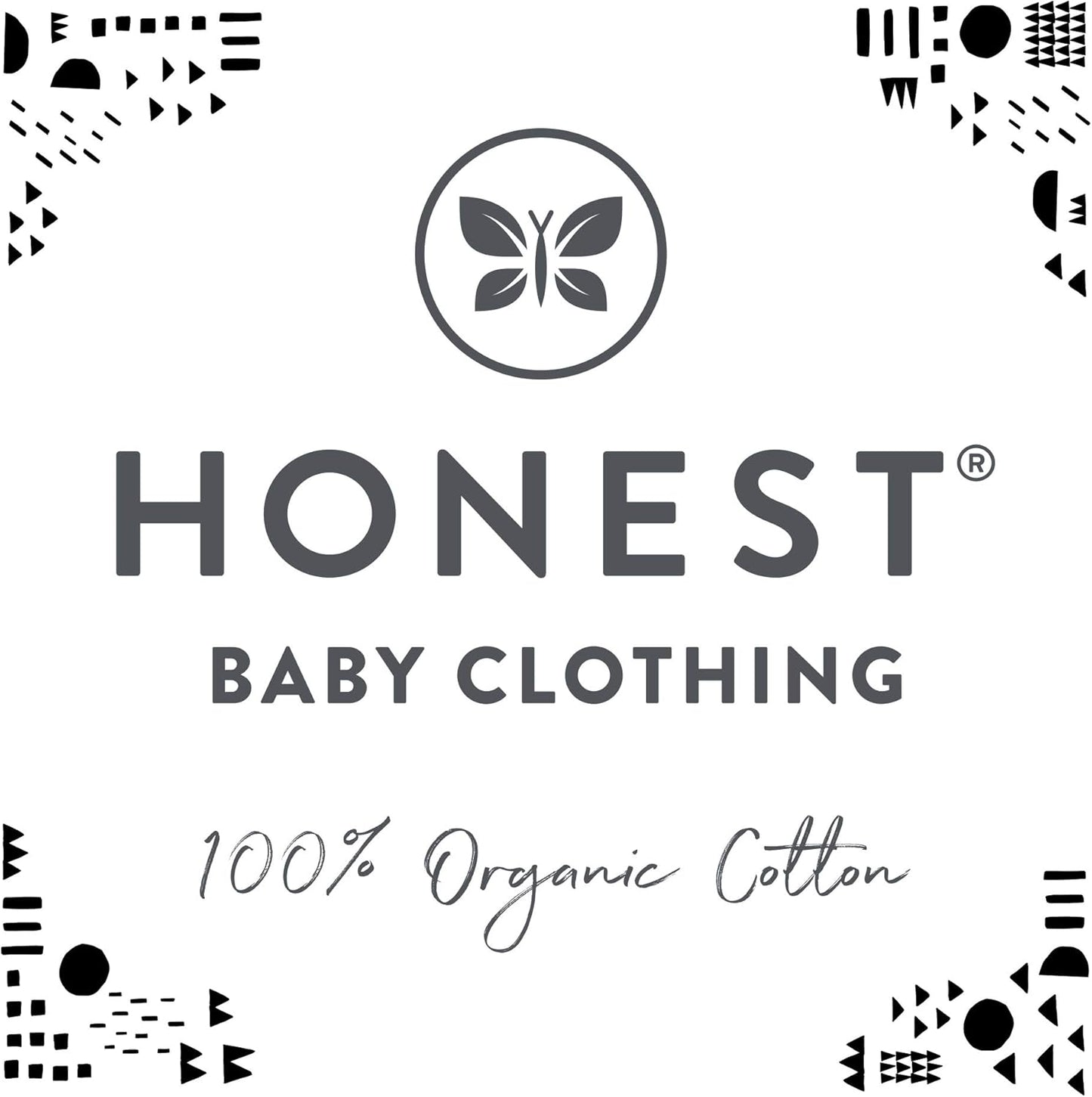 HonestBaby 3-pack Footed Pants Roomy Fit Pull on Bottoms 100% Organic Cotton for Infant Baby Boys