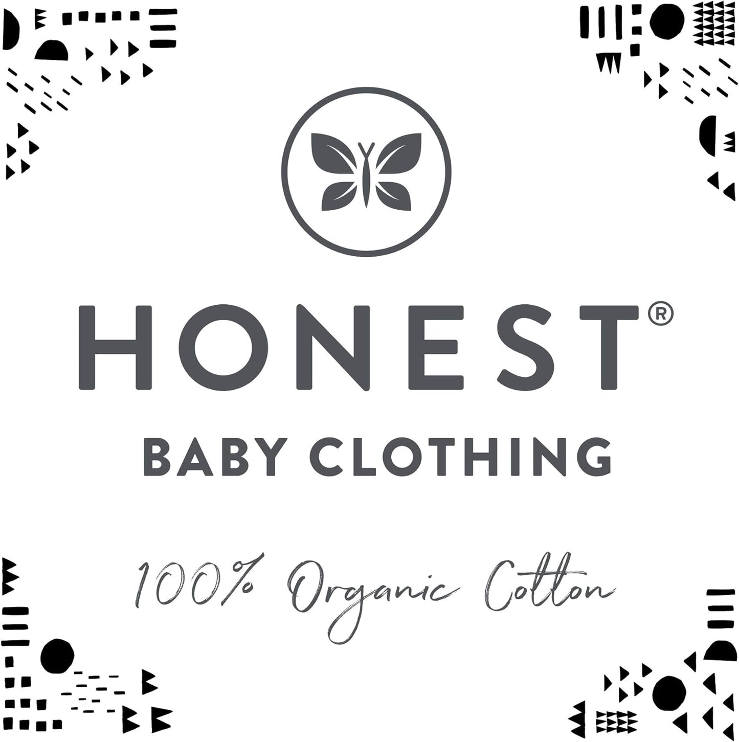 HonestBaby 3-pack Footed Pants Roomy Fit Pull on Bottoms 100% Organic Cotton for Infant Baby Boys