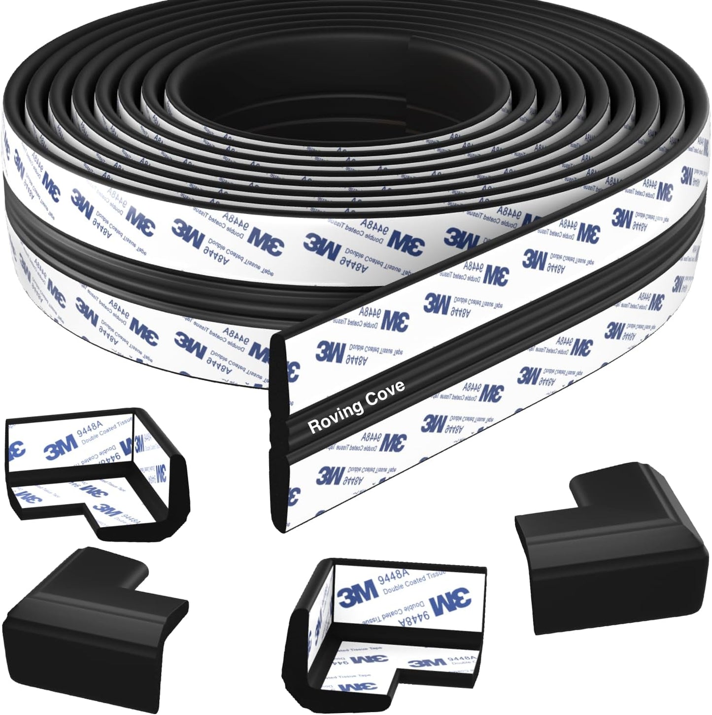 Roving Cove PreFit (Classic) Furniture Edge Corner Protector (Standard 15ft Edge 4 Corners), Baby