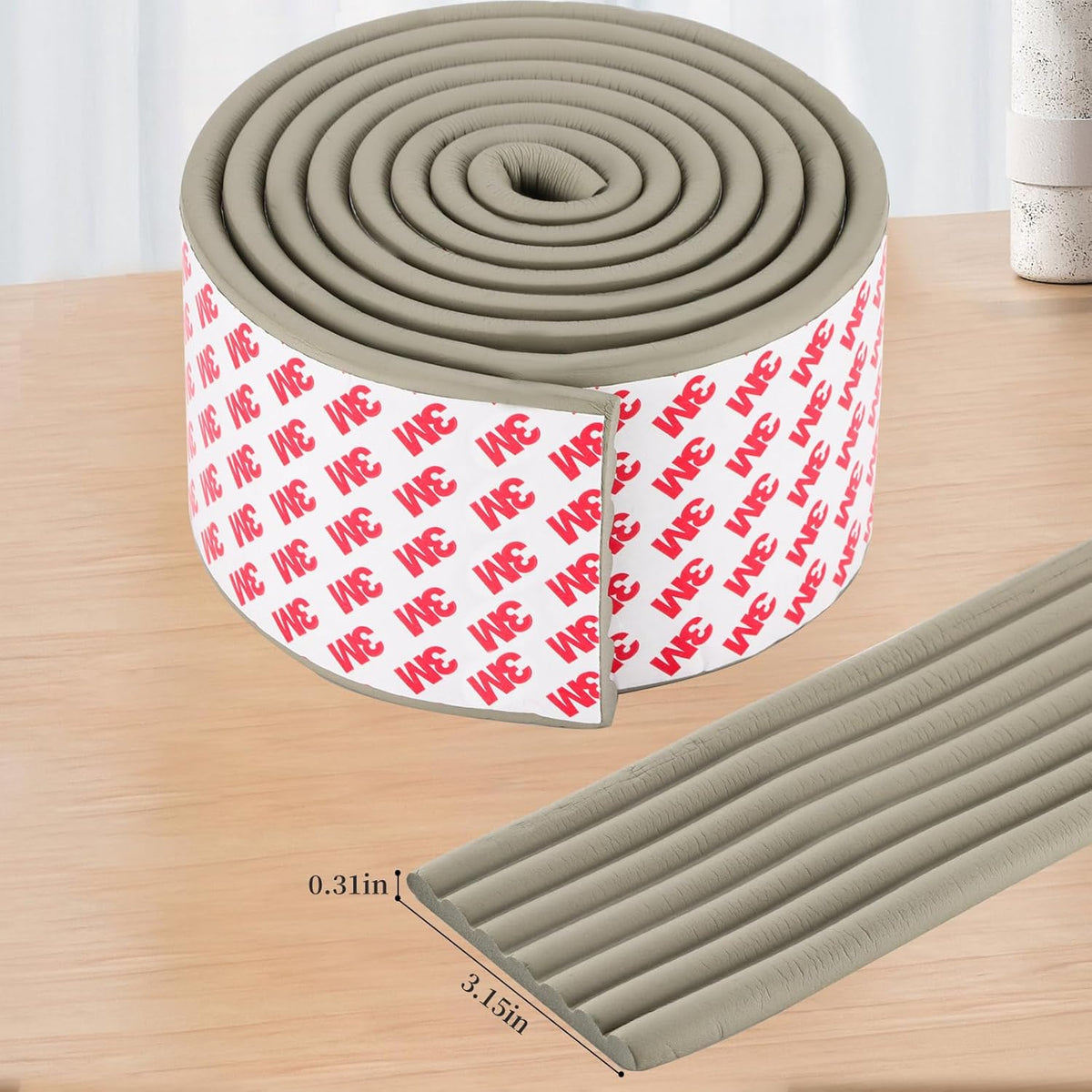 Corner Protector for Baby, Widen Edge Protector with Adhesive Backing, Baby Proofing Edge Corner