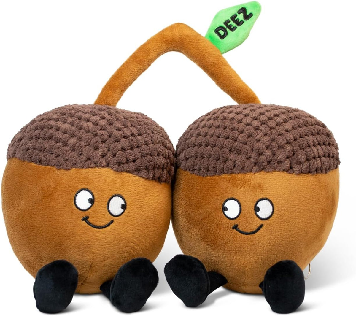 Acorn Nuts Plushie, Funny Meme Gag Gift, Comical Plush Collectible, White Elephant, Stocking