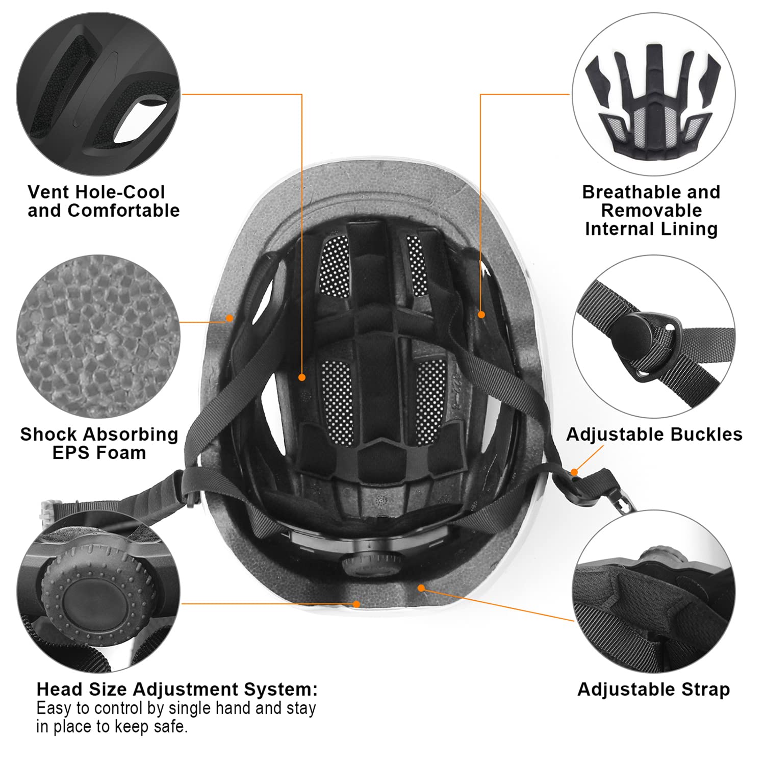 GLAF Baby Bike Helmet Toddler Helmets for 1+ Years Old, XS, Matte Black
