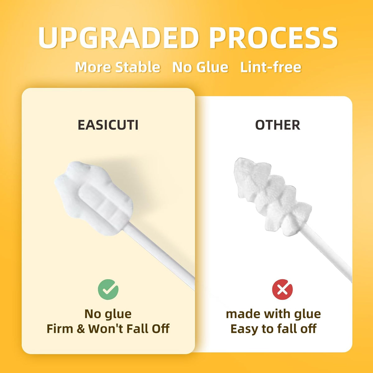 EASICUTI Upgrade Baby Tongue Cleaner, 52PCS Newborn Baby Toothbrush, Baby Oral Cleaner, Disposable