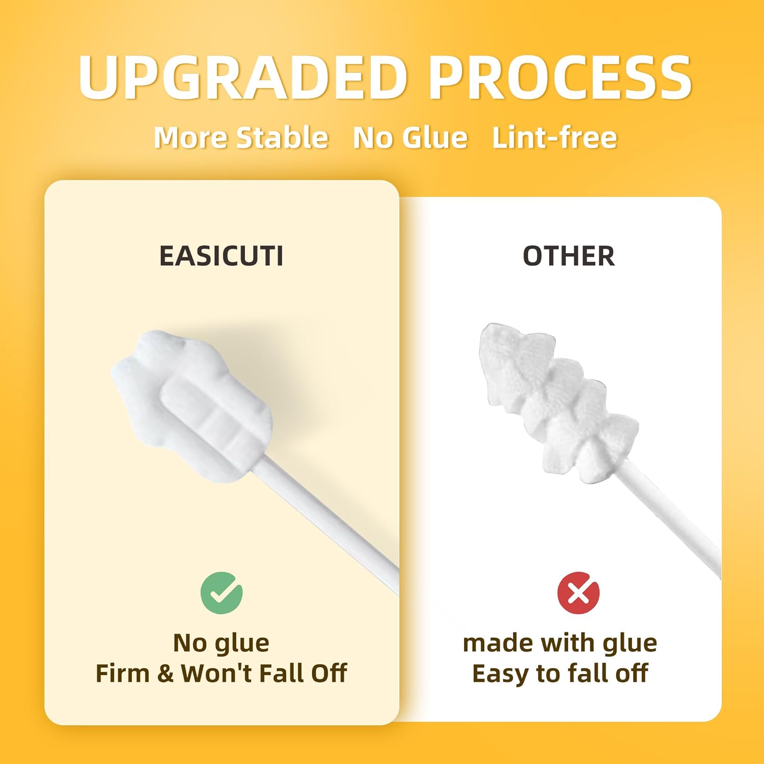 EASICUTI Upgrade Baby Tongue Cleaner, 52PCS Newborn Baby Toothbrush, Baby Oral Cleaner, Disposable